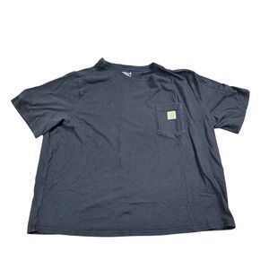 Carhartt T-Shirt Men's XL (16-18) Black Loose Fit Short‎ Sleeve Pullover Classic
